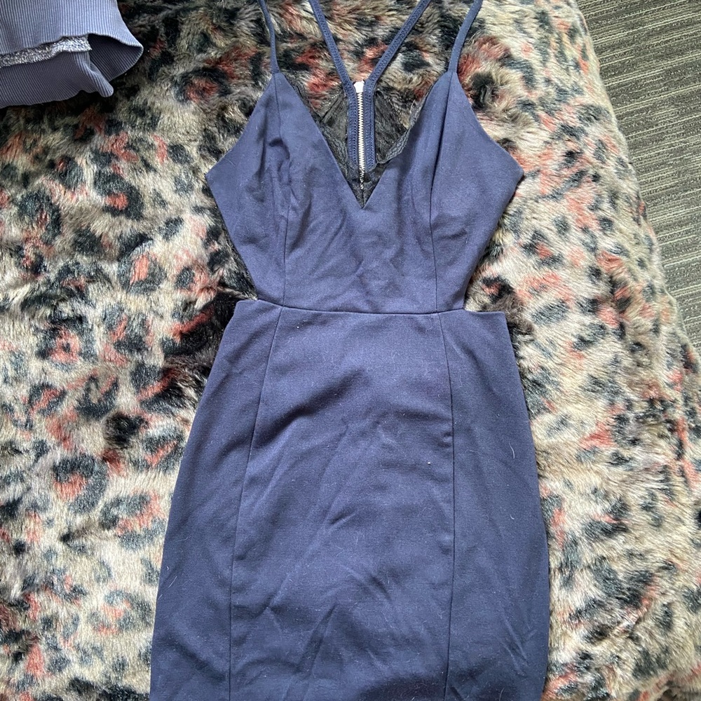 navy blue dress